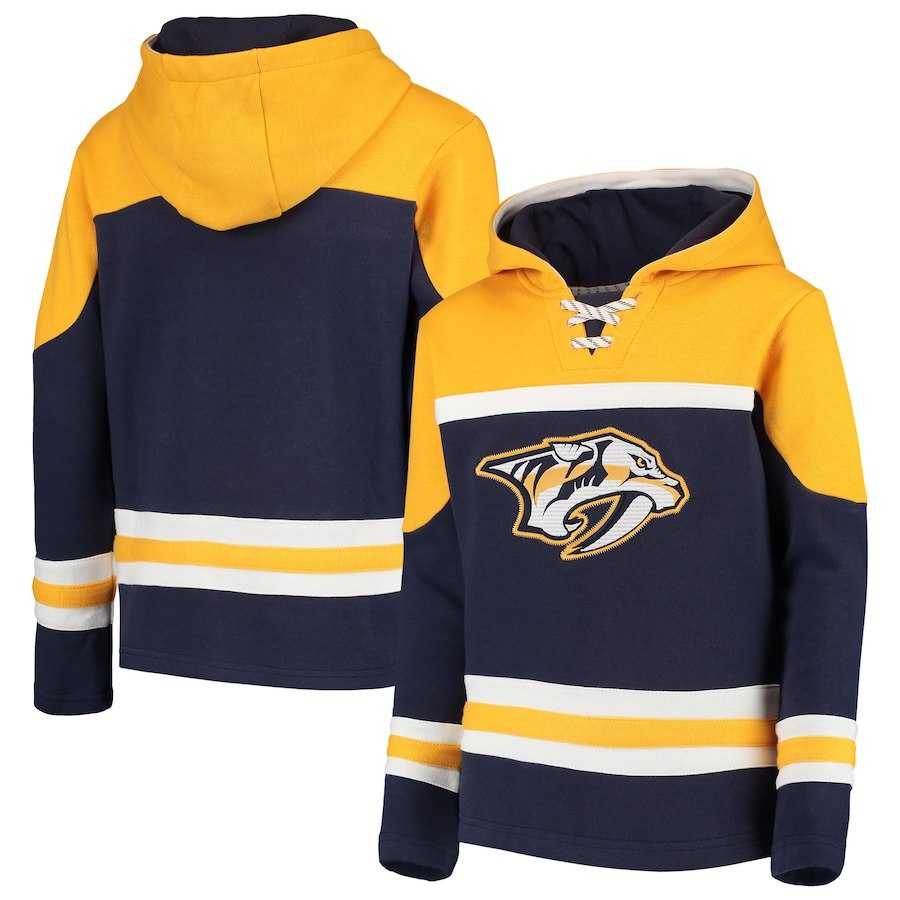 Nashville Predators Navy Men's Customized All Stitched Hooded Sweatshirt,We sell and wholesale Nashville Predators Navy Men's Customized All Stitched Hooded Sweatshirt on line form chian!